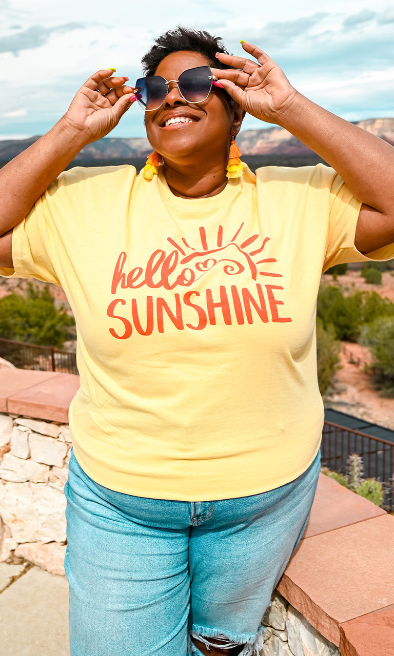 Hello Sunshine Graphic T-Shirt – Tees2urdoor