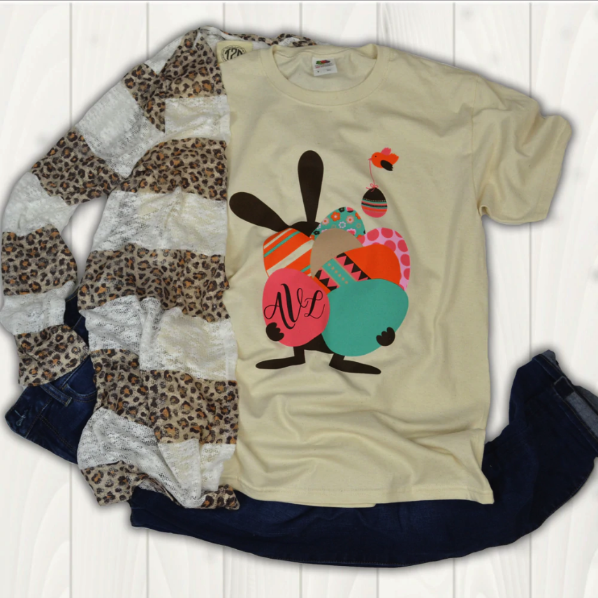Monogrammed Easter Shirts Delivered Right to Your Door
