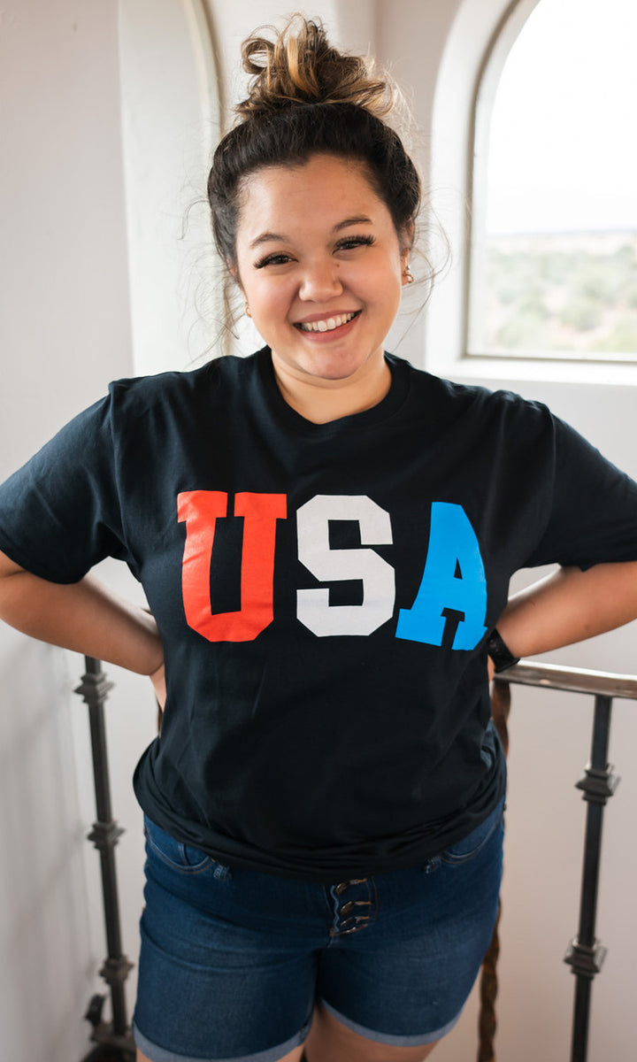 Collegiate USA Graphic T-Shirt