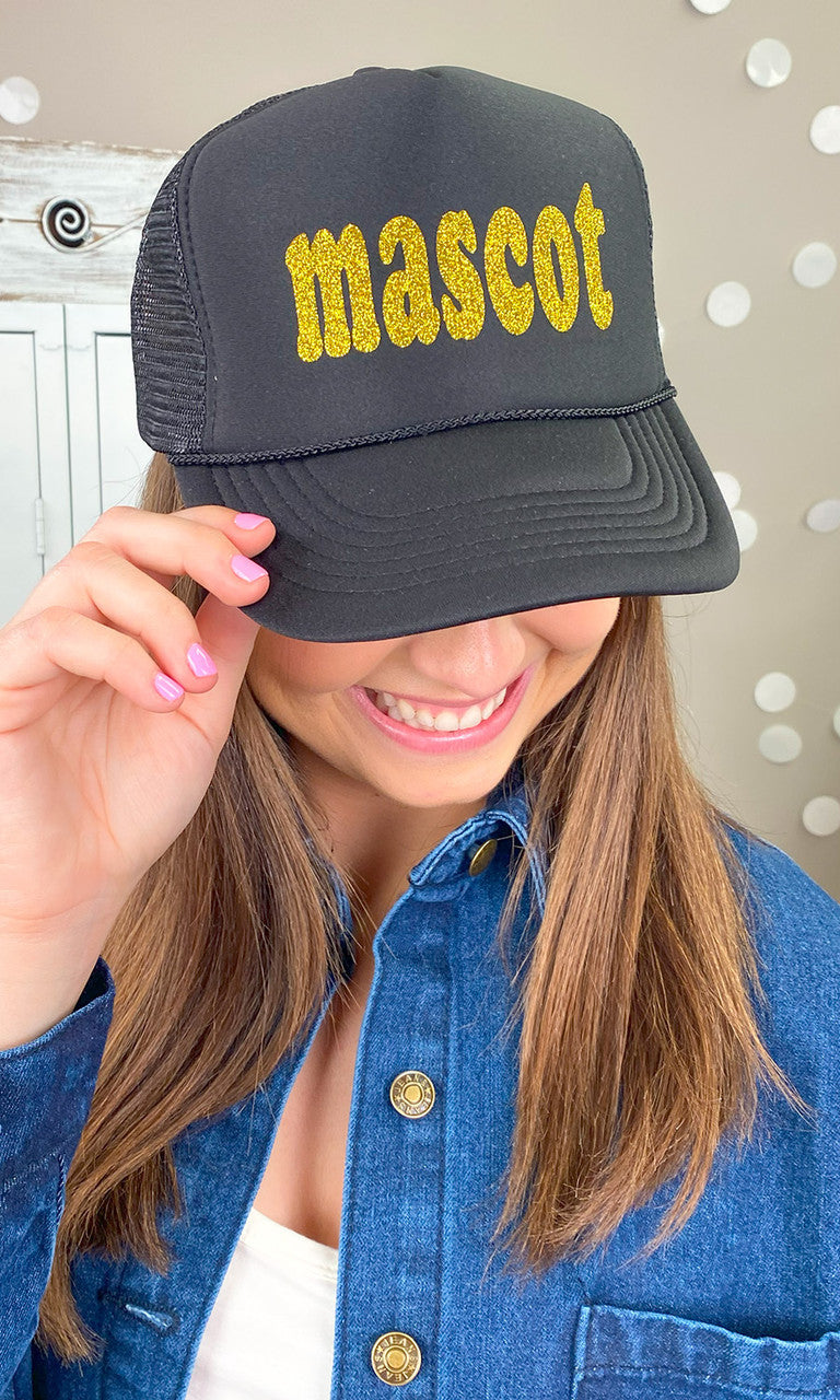 Glitter Custom Mascot Trucker Hat