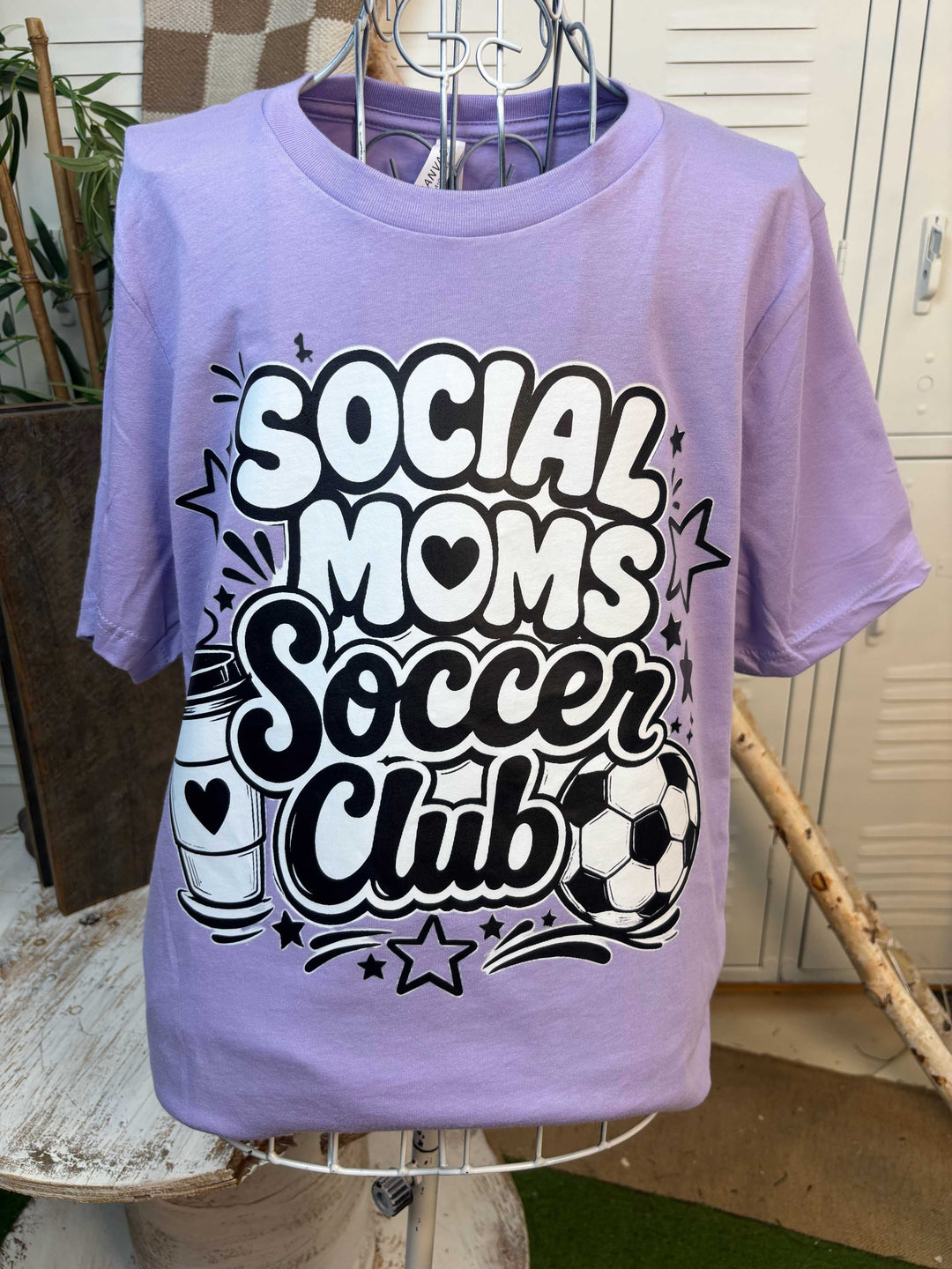 Social Moms Soccer Club Graphic T-Shirt