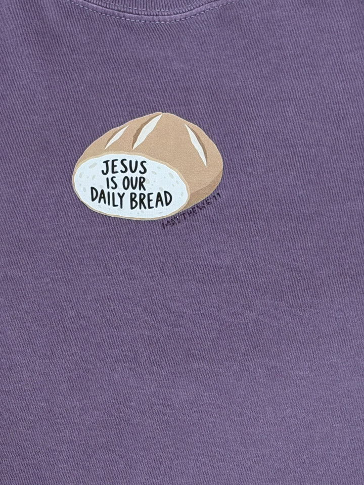 Jesus Is Our Daily Bread Faith Graphic Comfort Color T-Shirt