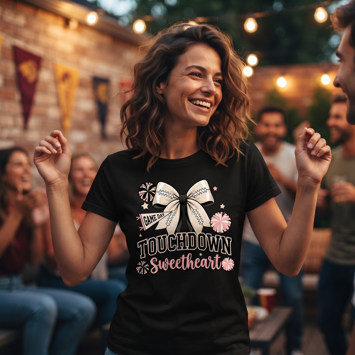 Touchdown Sweetheart Gameday Graphic T-Shirt