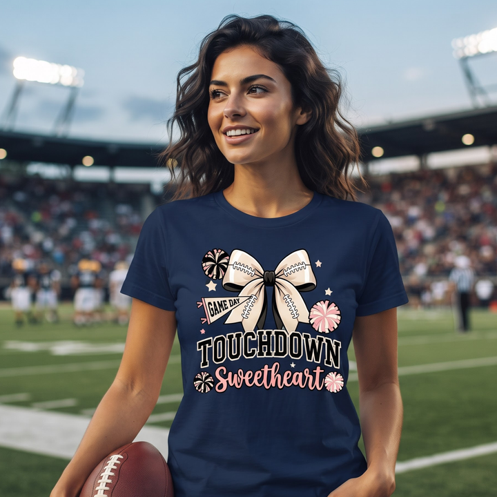 Touchdown Sweetheart Gameday Graphic T-Shirt