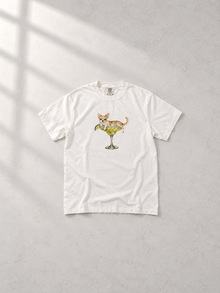 Bark-arita With Lime Graphic Comfort Color T-Shirt