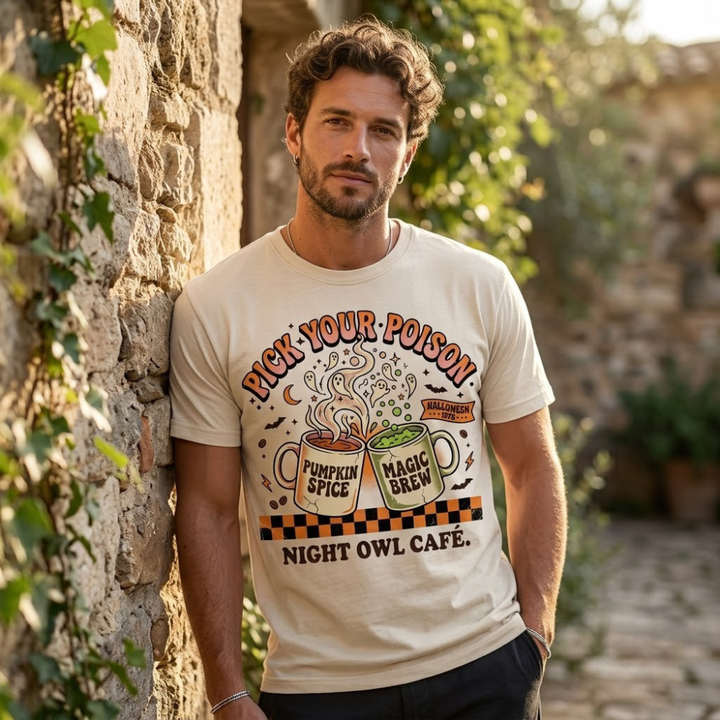 Pick Your Poison Halloween Graphic T-Shirt