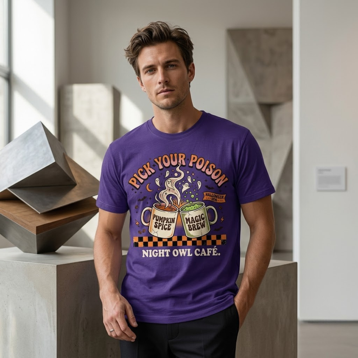 Pick Your Poison Halloween Graphic T-Shirt