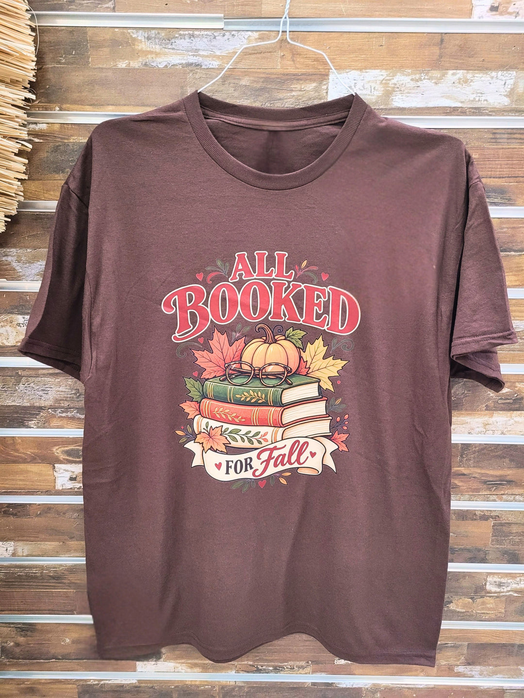 All Booked For Fall Graphic T-Shirt