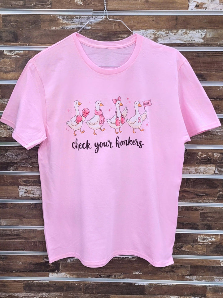 Goose Check Your Honkers Graphic T-Shirt