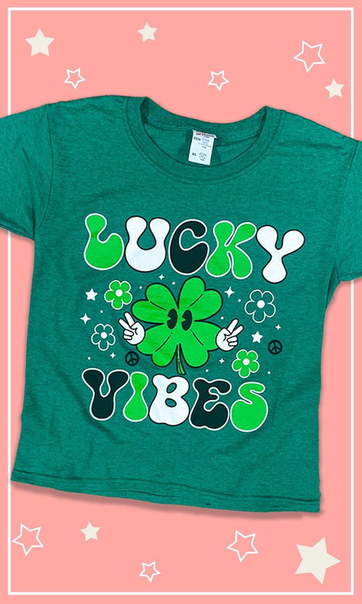 Lucky Vibes Youth Graphic T-Shirt