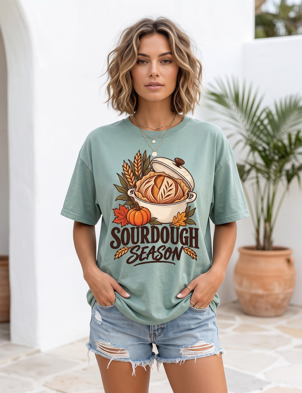 Sourdough Season Graphic Comfort Color T-Shirt