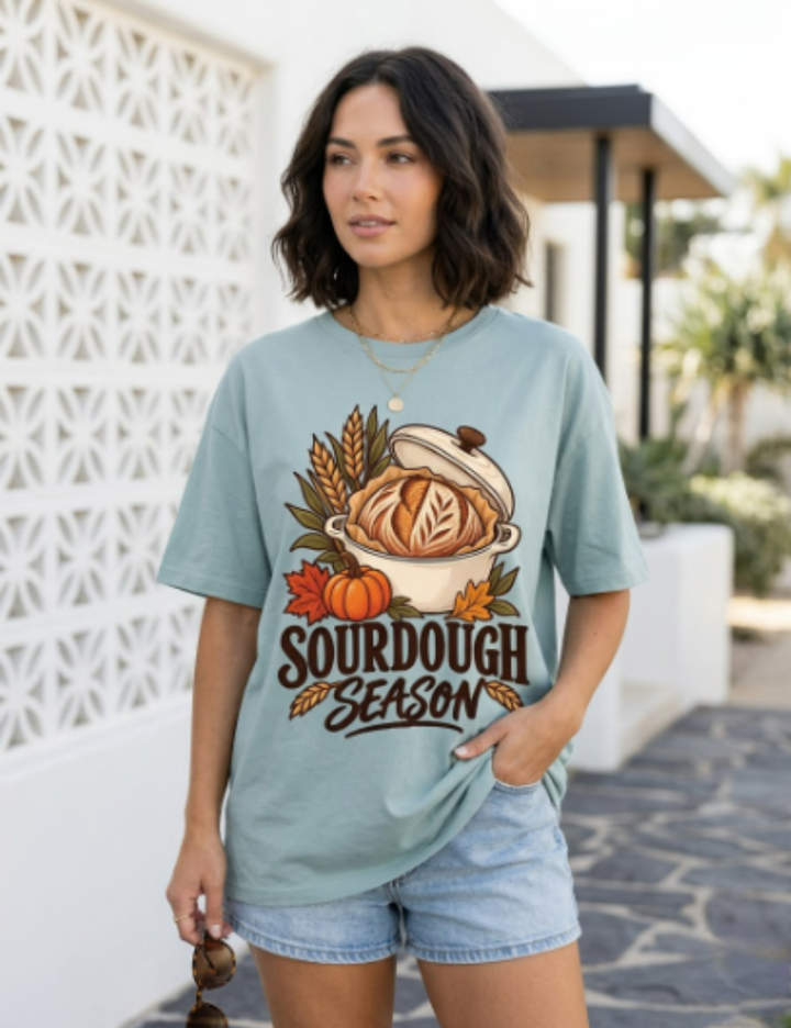 Sourdough Season Graphic Comfort Color T-Shirt