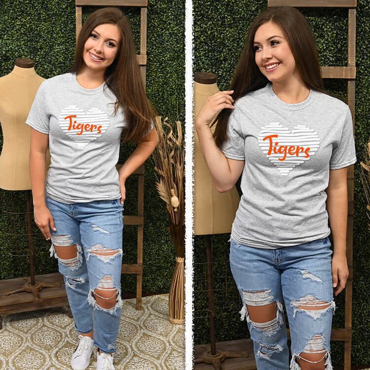 School Heart Mascot T-Shirt