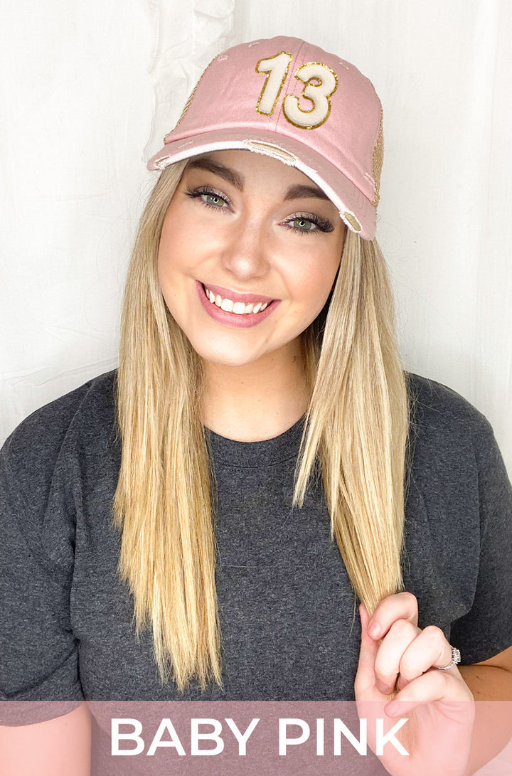 Ideal Chenille Number Hat