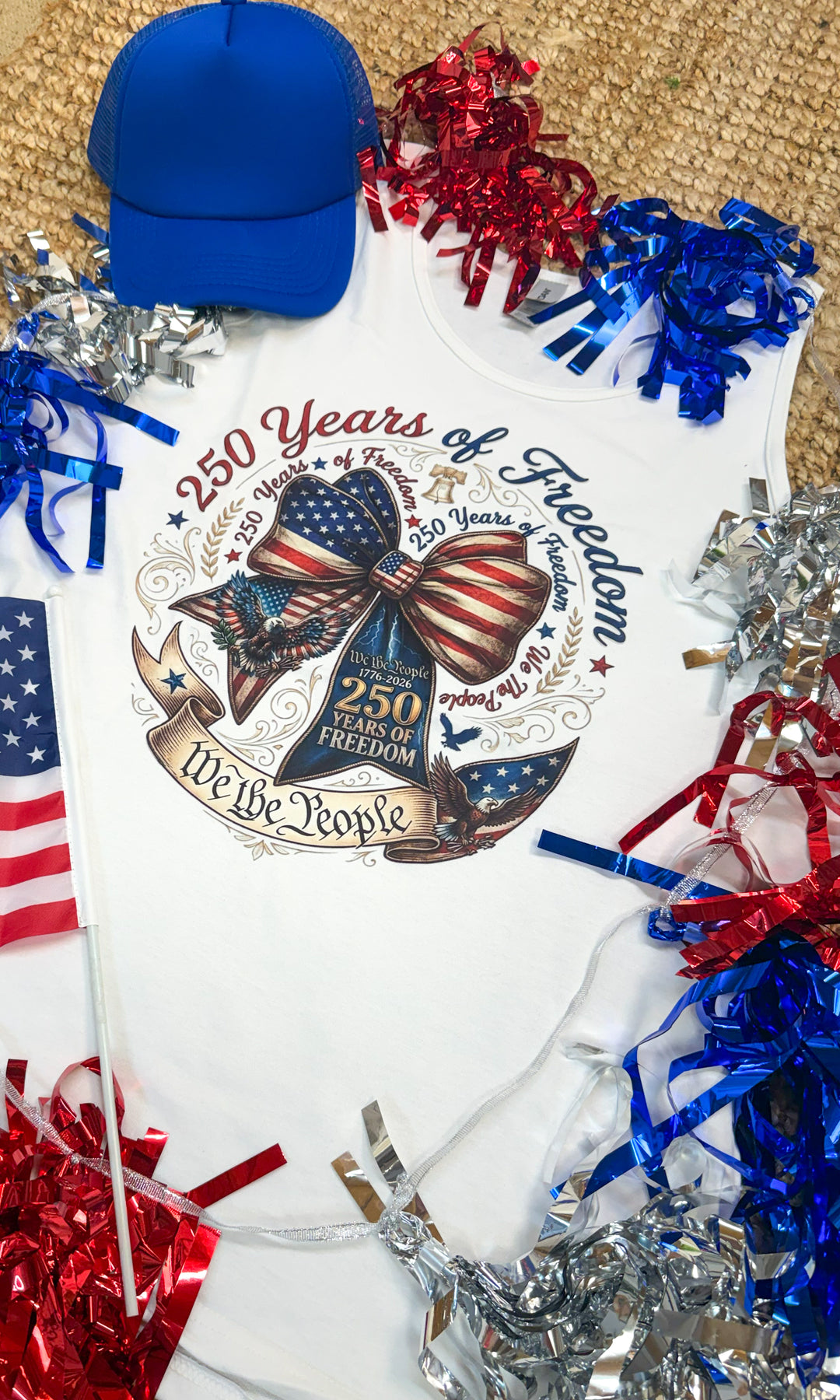 250 Years of Freedom Graphic Tank-Top