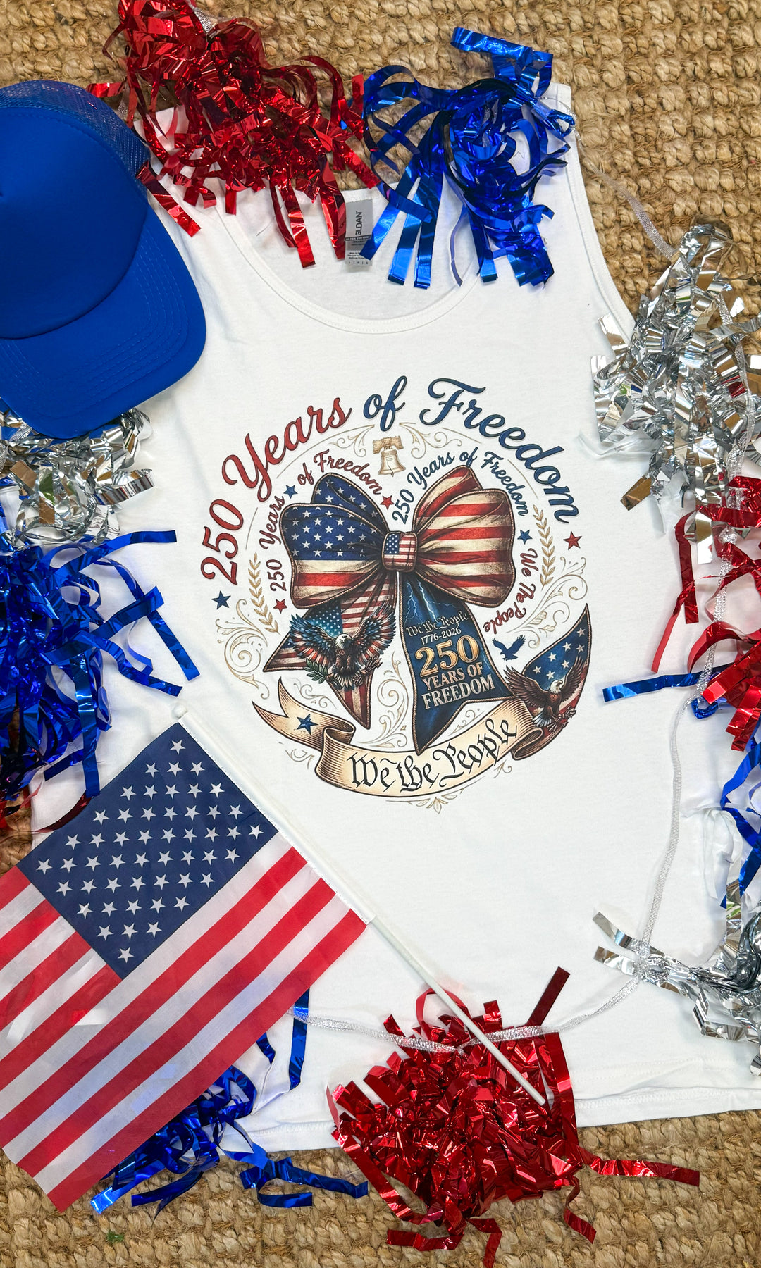 250 Years of Freedom Graphic Tank-Top