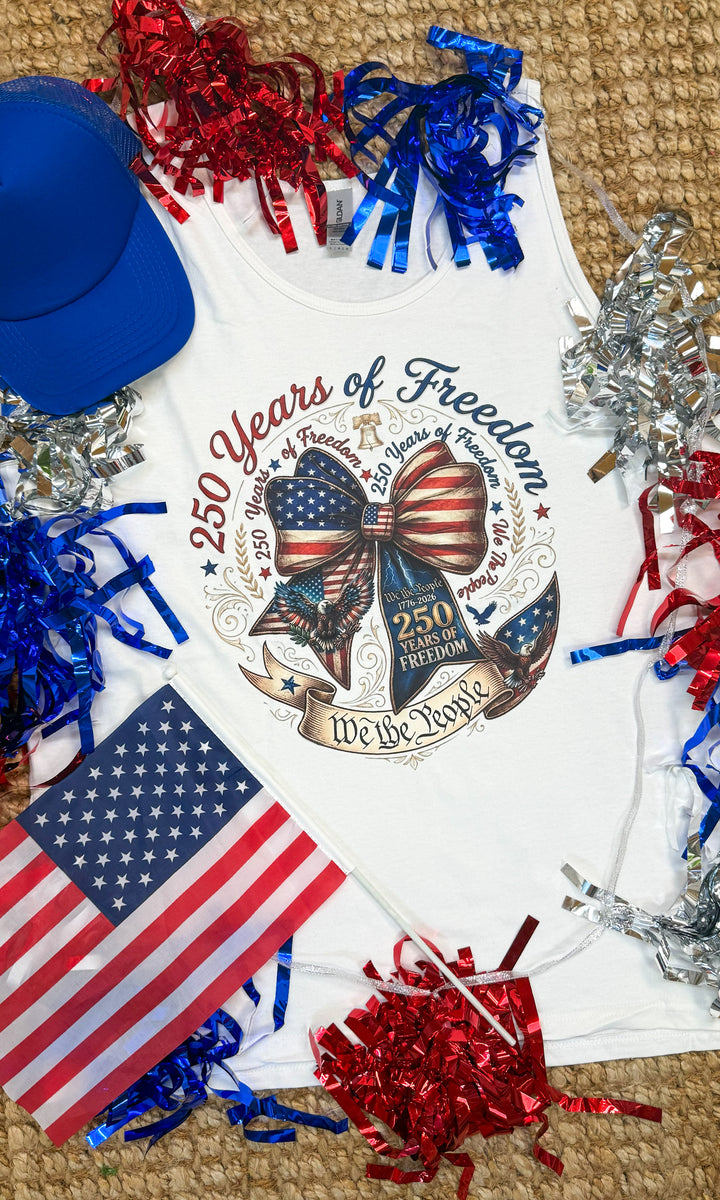 250 Years of Freedom Graphic Tank-Top