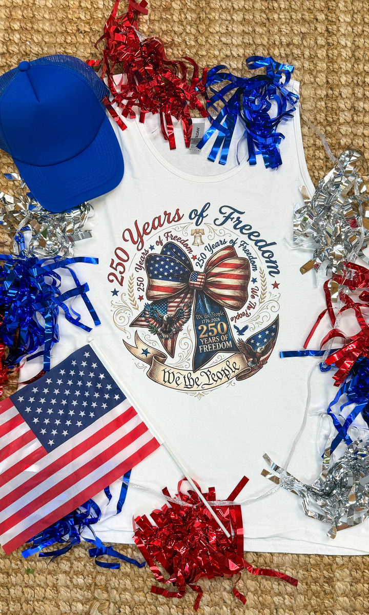 250 Years of Freedom Graphic Tank-Top