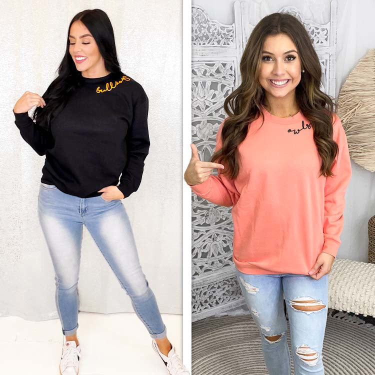 Custom Chain Script Sweatshirt
