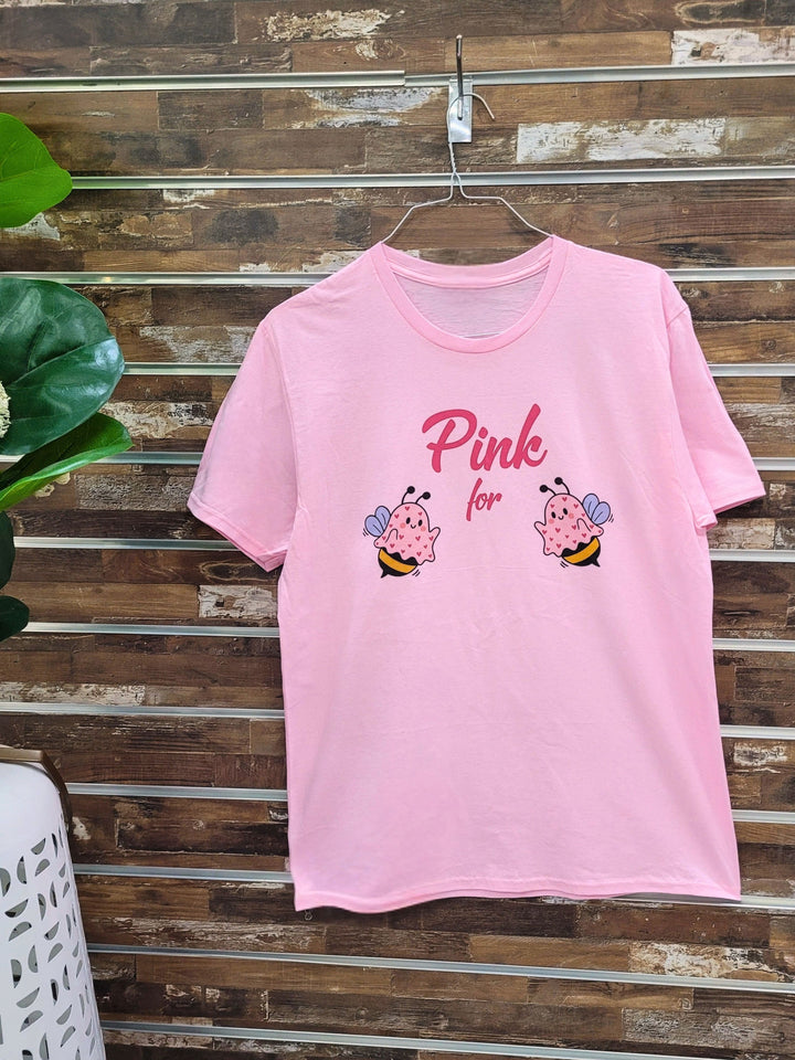 Pink For Bees Graphic T-Shirt