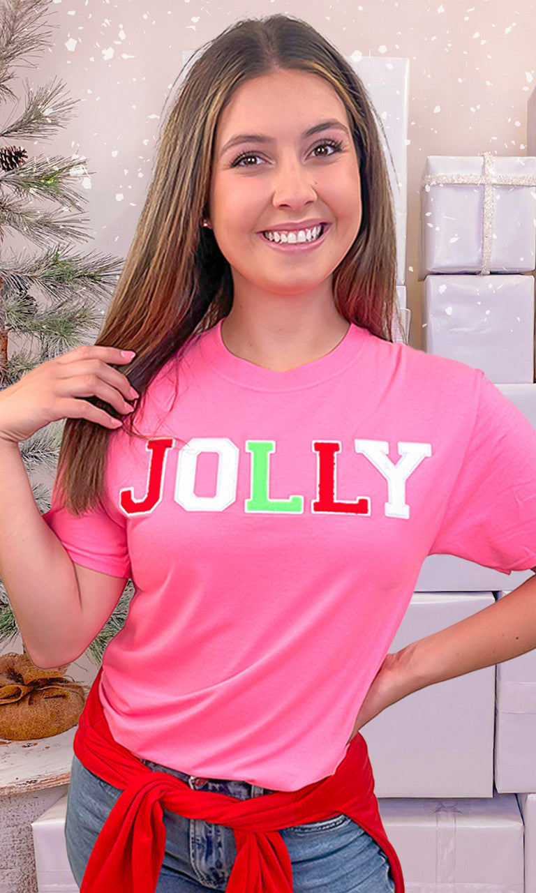 Soft Chenille Jolly Graphic T-Shirt