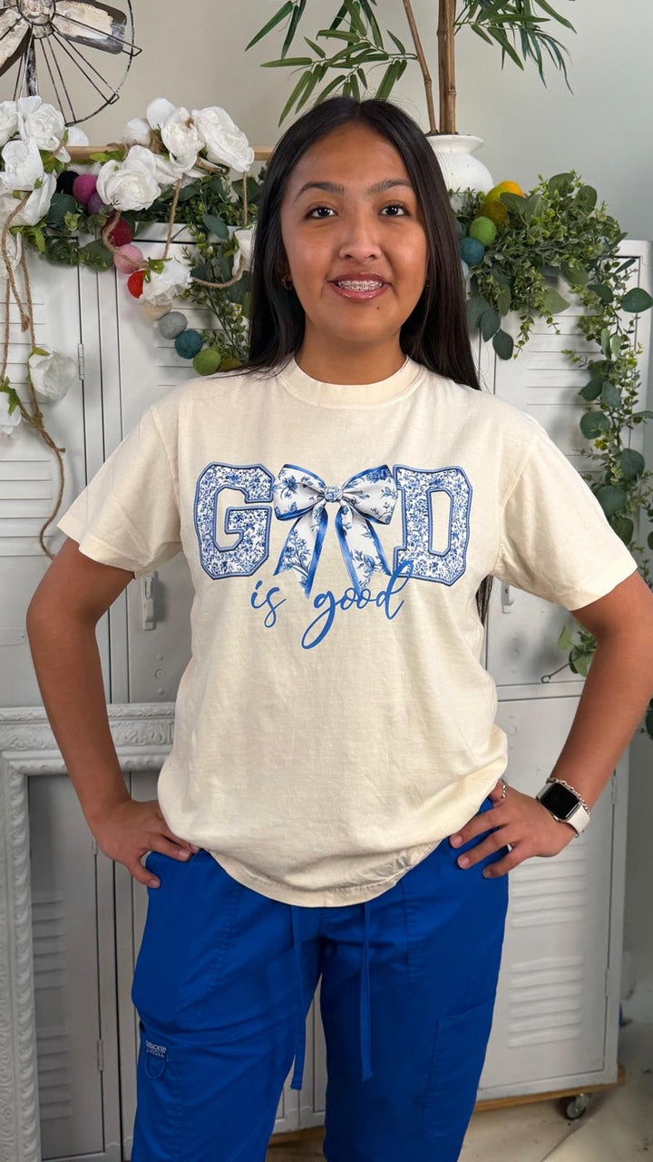 God Is Good Graphic Comfort Color T-Shirt