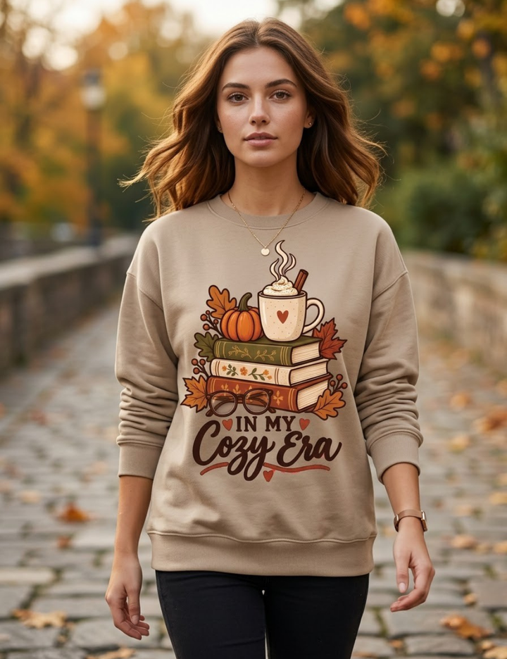In My Cozy Era Books Graphic Sweatshirt