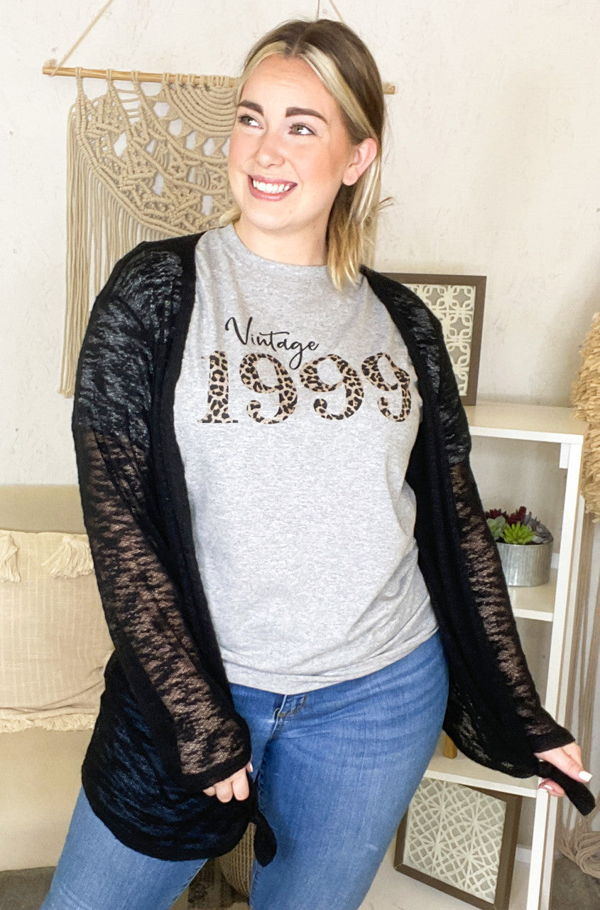 Leopard Vintage Birth Year T-Shirt
