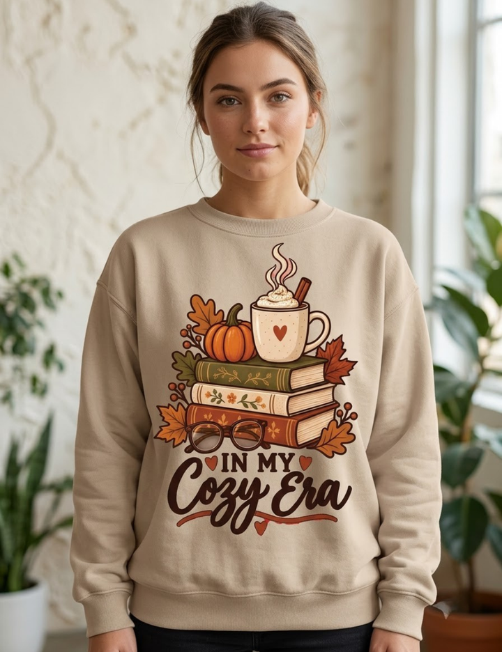 In My Cozy Era Books Graphic Sweatshirt