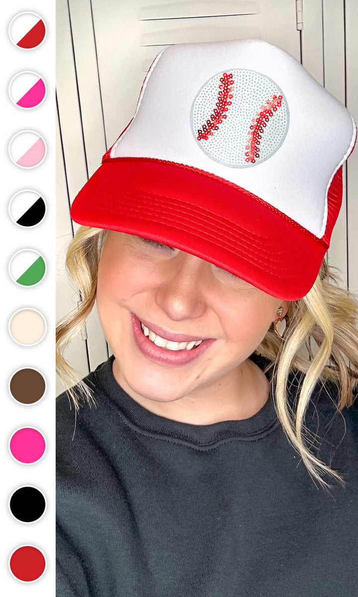 Sparkle Baseball Trucker Hat