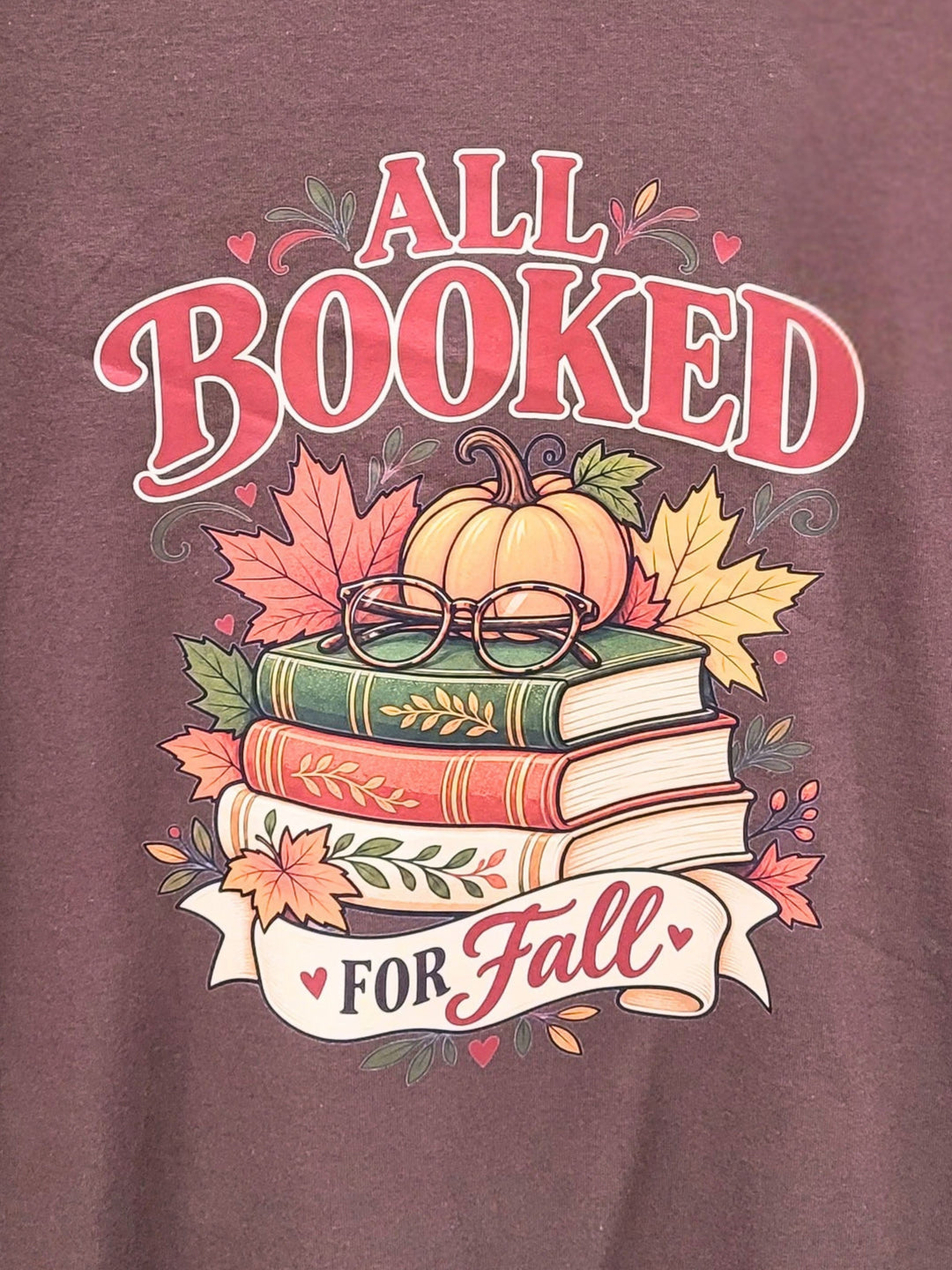 All Booked For Fall Graphic T-Shirt