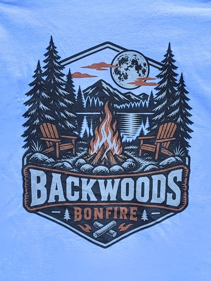 Backwoods Fall Bonfire Graphic T-Shirt