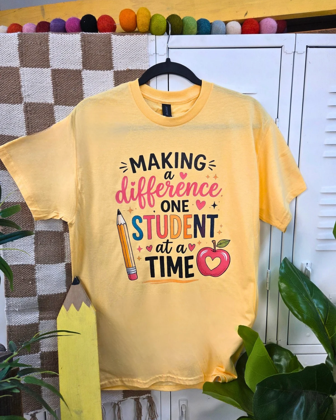 One Student At A Time Graphic T-Shirt