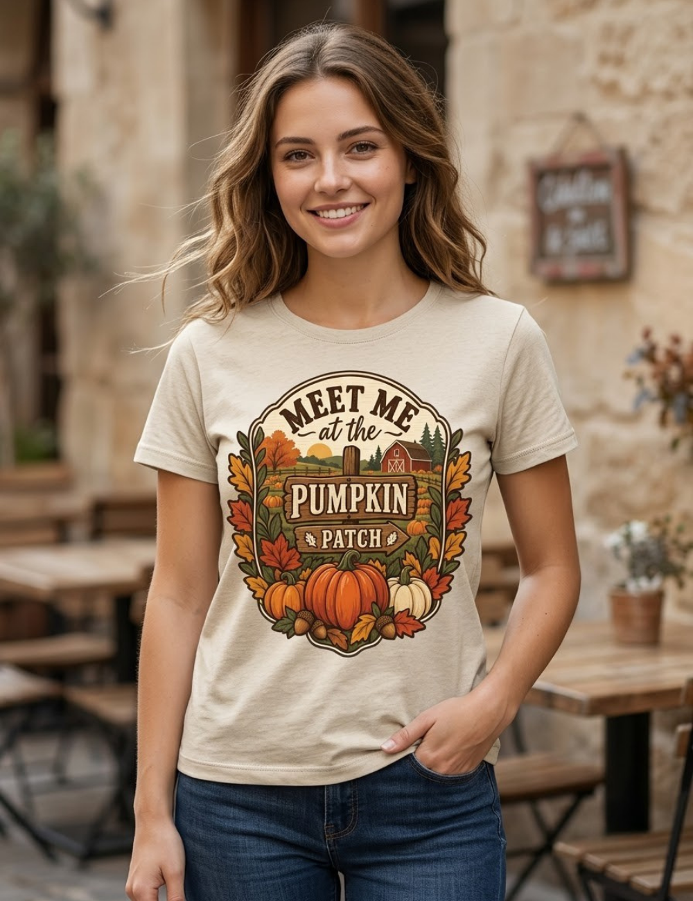 Meet Me at the Pumpkin Patch Graphic T-Shirt