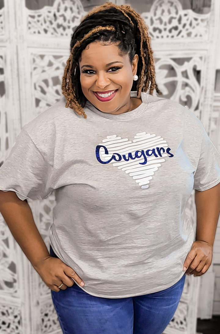 School Heart Mascot T-Shirt