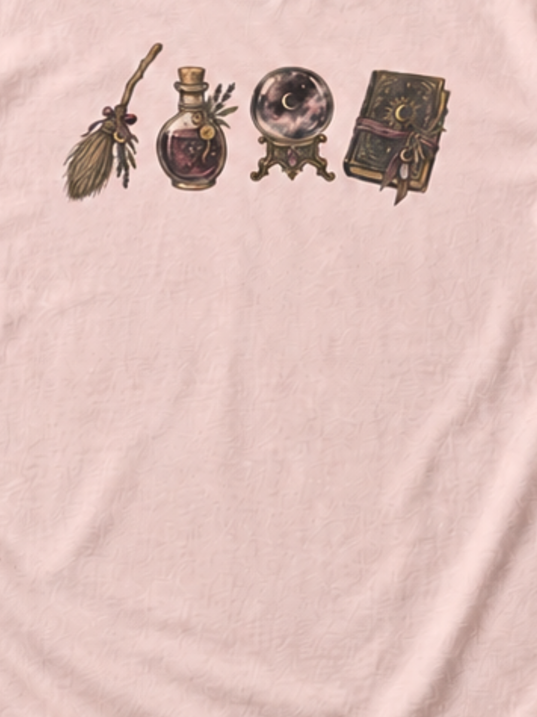 Magic Purple Halloween Lineup Graphic T-shirt