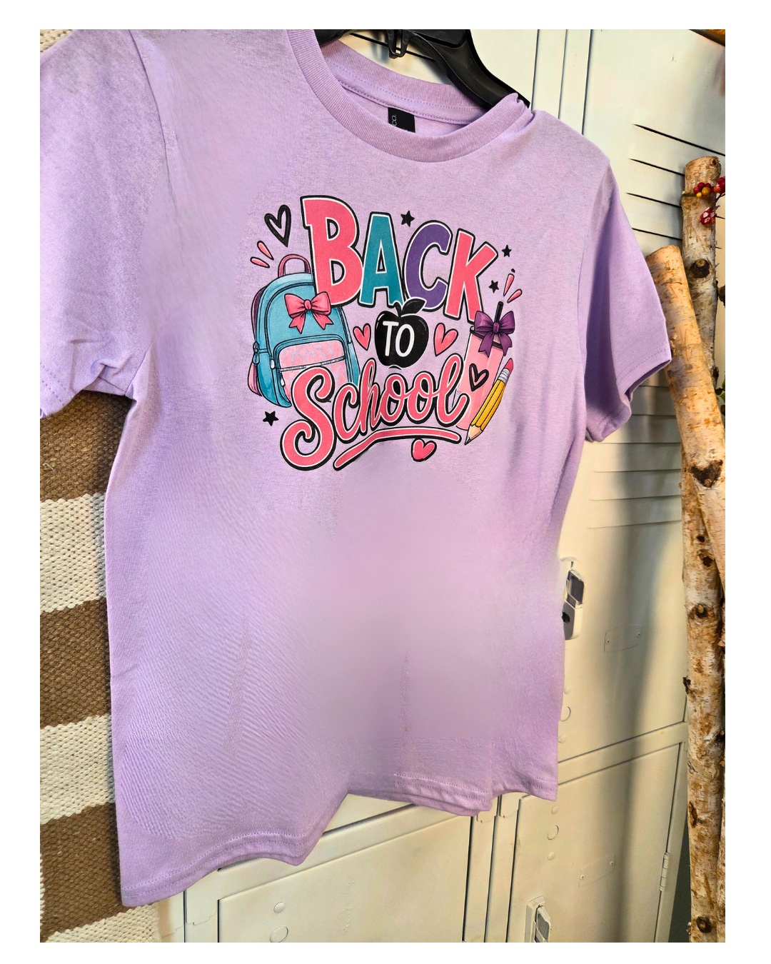 Cutesy Back To School Youth Graphic T-Shirt