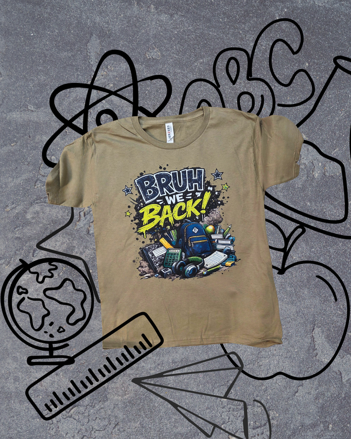 Bruh We Back Youth Graphic T-Shirt