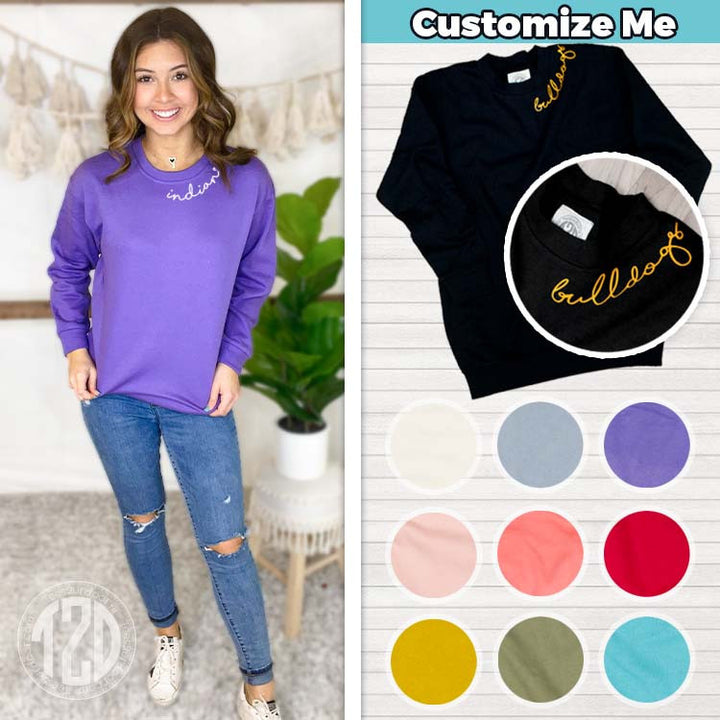Custom Chain Script Sweatshirt