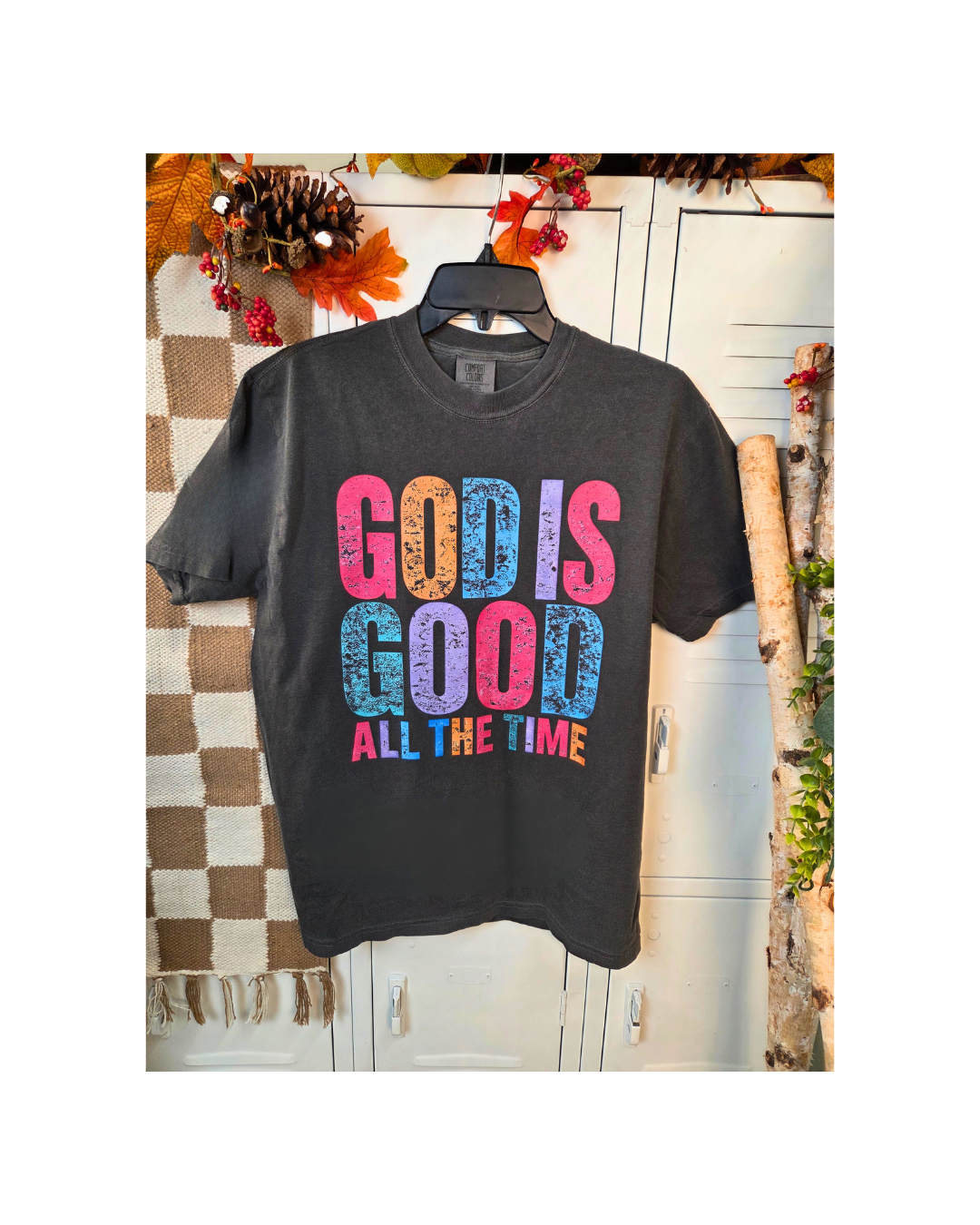 God is Good Bright Comfort Color Graphic T-Shirt