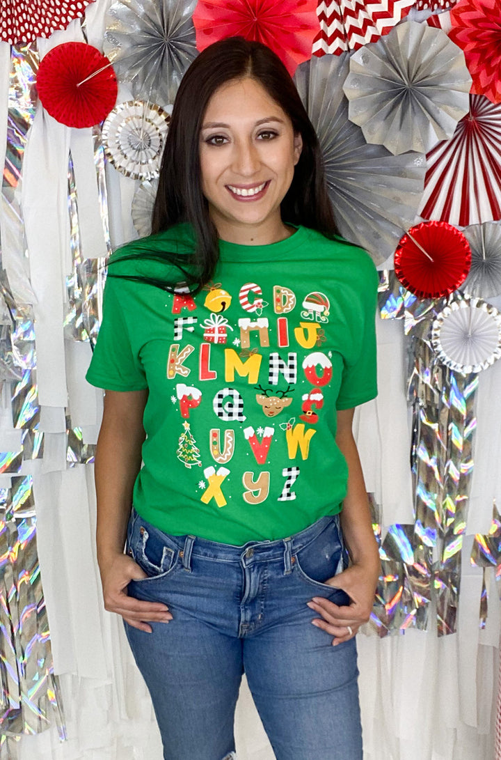 T2D Alphabet Christmas T-Shirt