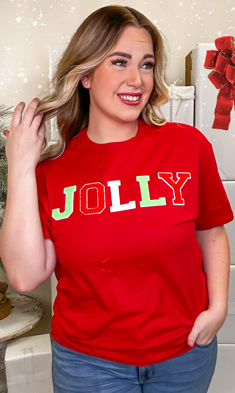 Soft Chenille Jolly Graphic T-Shirt