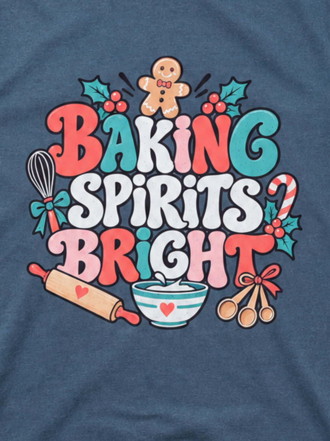 Baking Spirits Bright Graphic Comfort Color T-Shirt