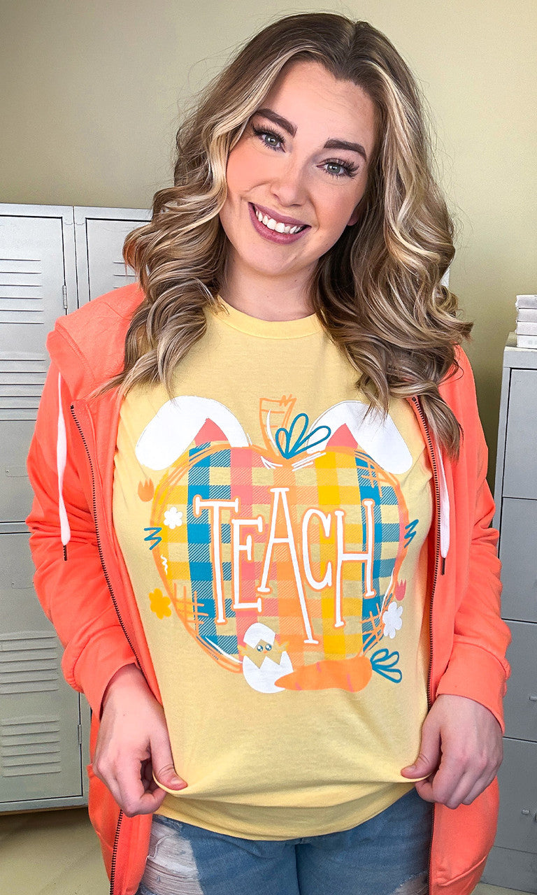 Easter Apple Teach Graphic T-Shirt