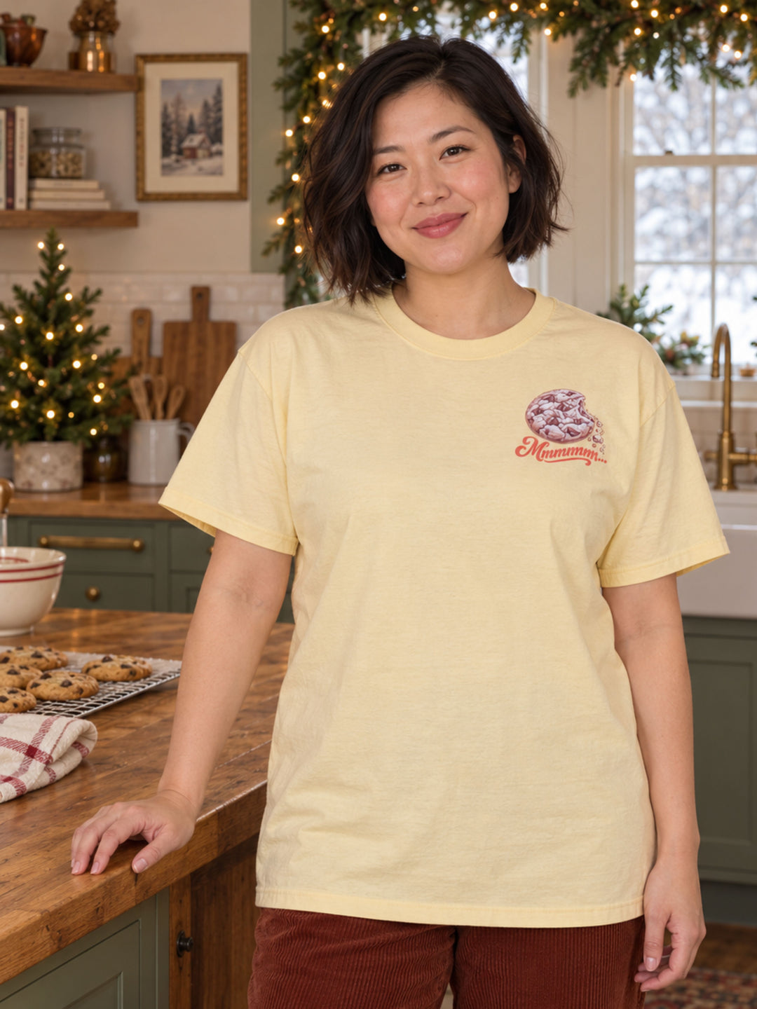 Chocolate Chip Cookie Graphic T-Shirt