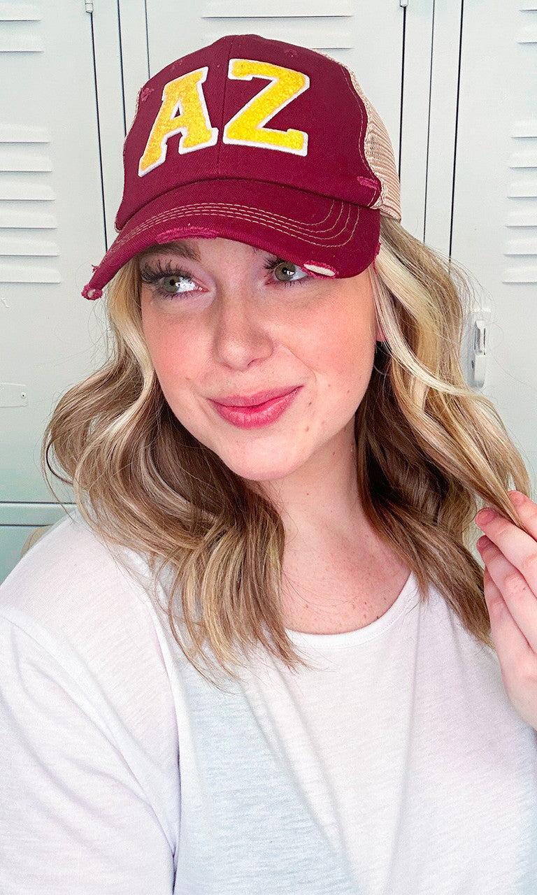 Soft Chenille State Vintage Hat