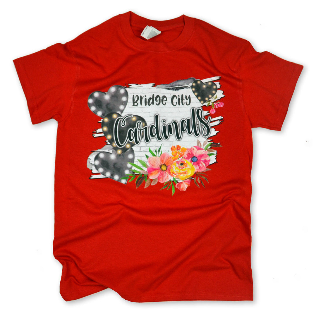 Floral White Washed Brick T-Shirt