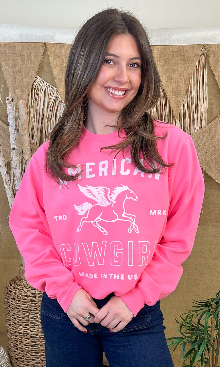 American Cowgirl Graphic Sweatshirt