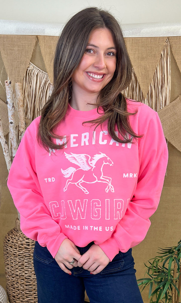 American Cowgirl Graphic Sweatshirt