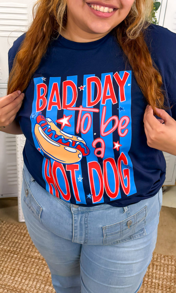 Bad Day To Be a Hot-Dog  Graphic T-Shirt